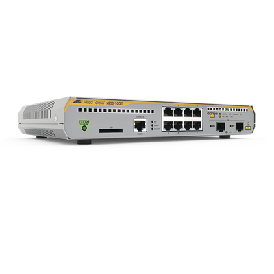 [AT-X230-10GT-10] Switch Administrable Capa 3, 8 puertos 10/100/1000 Mbps + 2 puertos SFP Gigabit