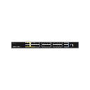 Switch de Agregación Capa 3 / 4 Puertos Gigabit Ethernet / 24 Puertos Gigabit SFP / 4 Puertos 10Gigabit SFP+ / QoS Integrada / Soporte IPv6 e IPv4 / Seguridad Avanzada / Stacking / 