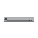 UniFi Switch Pro Max 16 con funciones Capa 3, 16 puertos EtherLight RGB / (4) puertos 2.5 GbE y (12) puertos GbE /(2) puertos SFP+ 10G /con pantalla táctil informativa
