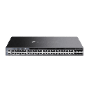 Switch Omada L3 SDN Administrable / 48 puertos Gigabit y 6 puertos SFP+ / Funciones RIP, VRRP, Servidor DHCP / Administración centralizada OMADA / Fuente Redundante