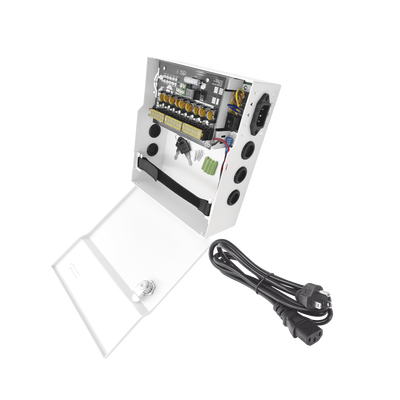 [PLK12DC8ABK] Gabinete y fuente Fuente de Poder para DM-20 Suprema / compatible con batería de respaldo / Voltaje de entrada : 96-264 Vca