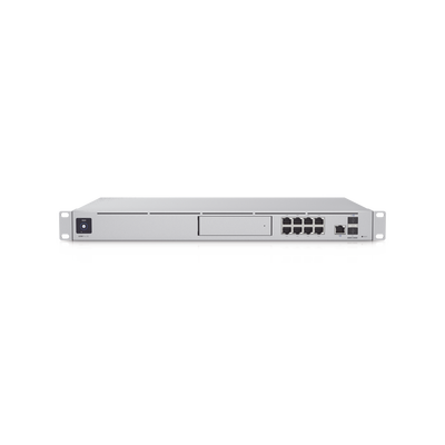 [UDM-SE] UniFi OS Console: Dream Machine Special Edition, 8 puertos LAN RJ45 con POE, 1 LAN SFP+, 1 WAN 2.5G RJ45  y 1 WAN SFP+, 128 GB de memoria interna. Todas las aplicaciones UniFi integradas