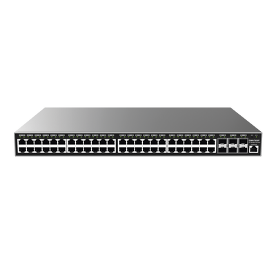 [GWN7806P] Switch Gigabit PoE+ Administrable / 48 puertos 10/100/1000 Mbps + 6 Puertos SFP+ / Hasta 400W / Compatible con GWN Cloud.