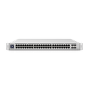 UniFi Switch Enterprise administrable capa 3, 48 puertos 2.5GbE RJ45 POE+, 4 puertos 10G SFP+, 720W, con pantalla táctil de 1.3"
