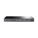 Switch PoE Administrable 24 puertos 10/100/1000 Mbps / 2 puertos SFP / 24 puertos PoE af/at / Presupuesto PoE 250W / 