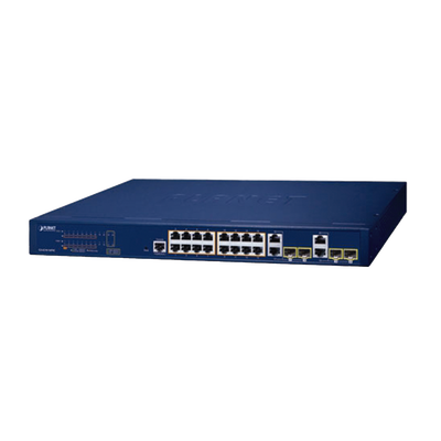[GS-4210-16P4C] Switch Administrable PoE  Capa 2 de 16 Puertos 10/100/1000 Mbps 802.3af/at, 4 Puertos SFP Gigabit, Hasta 240 W 