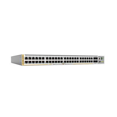 Switch L3 Stackable, 48x 10/100/1000-T PoE+, 4x SFP+, Fuente redundante integradas 740 Watts (TAA compliant version)