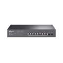 Switch PoE JetStream SDN Administrable 8 puertos 10/100/1000 Mbps + 2 puertos SFP, 8 puertos PoE, 150W, administración centralizada OMADA SDN 