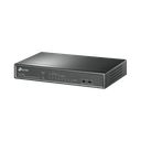 Switch PoE No Administrable de Escritorio / 8 puertos 10/100 Mbps / 4 puertos PoE af / Presupuesto 41 W / Modo extensor PoE hasta 250 metros / Calidad video prioritaria