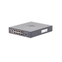 Switch cnMatrix EX2010-P capa 3 de 10 puertos(8 PoE Gigabit 802.3af/at, 2 SFP, 1 consola, 1 MNGMT, 1 USB)  administración desde la Nube (MX-EX2010PXA-U)