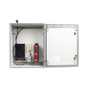 Switch PoE Industrial para exterior / 8 puertos Gigabit con 8 puertos PoE 802.3at / Protección térmica 2P, 16A, Corriente Alterna 400 Vca