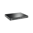 Switch JetStream PoE+ administrable Capa 2, 24 puertos 10/100/1000 Mbps + 4 puertos SFP 384 W