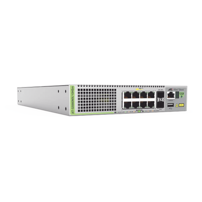 [AT-GS980MX/10HSM-10] Switch Stackable L3, 8x Multi-Gigabit 100M/1/2.5/5G PoE++, 2x SFP+