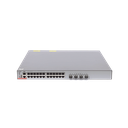 Switch Administrable Capa 3 PoE con 24 puertos Gigabit 802.3af/at + 4 SFP+ para fibra 10Gb, hasta 740 watts, gestión gratuita desde la nube.