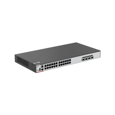 [RG-CS86-24MG4VS-UP] Switch Core PoE 802.3bt 370W Capa 3 Multi-Gigabit 24 puertos 5Gb/2.5Gb/1Gb/100M, 4 puertos fibra SFP28 25Gb