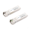 Transceptores Ópticos Bidireccionales SFP+ (Mini-Gbic) / Monomodo 1270 & 1330 nm / 10 Gbps / 1000BASE-BX / Conector LC/UPC Simplex / DDM / Hasta 20 km / 2 Piezas 