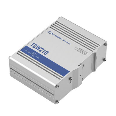 [TSW210] Switch Industrial No-Administrable 8 puertos Gigabit, 2 SFP 1G