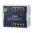 Switch Industrial PoE Administrable de Pared Capa 2, 8 Puertos Gigabit PoE 802.3at y 2 Puertos 100/1000X SFP