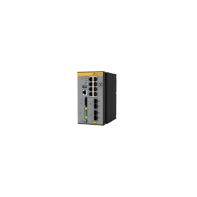 Switch Industrial de Alto Desempeño | 8 GE PoE++ | 2 SFP | 2 SFP+ | Hi-PoE y TAA