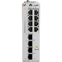 Switch Industrial eKit / 8 Puertos Gigabit + 2 SFP + 2 SFP+ / Montaje en Riel DIN / Fuente Redundante 1+1 : 9.6 a 50 VCD / Libre de licenciamiento / Gestión gratuita desde la Nube