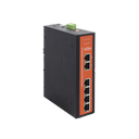Switch industrial 4 puertos Fast Ethernetcon POE 802.3af/at + 2 puertos UPLINK gigabit