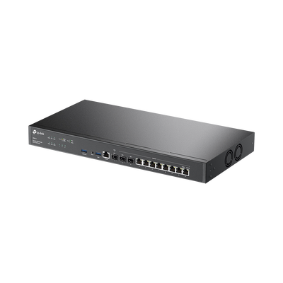 [ER8411] Router Omada VPN /  SDN Multi-WAN 10G / 1 Puerto WAN SFP+ 10G / 1 Puerto WAN/LAN SFP+ 10G / 1 Puerto WAN/LAN SFP 1G / 8 puertos LAN/WAN 1G / 2 Puertos USB / 2.3 Millones Sesiones Concurrentes / Administración Centralizada OMADA SDN.