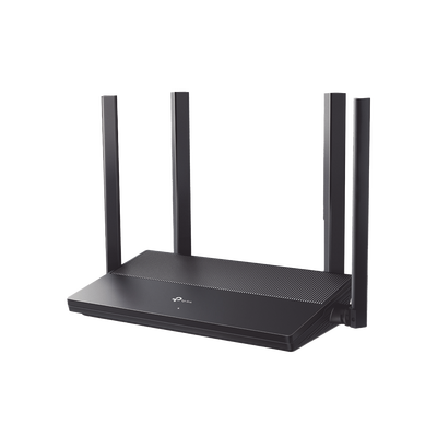 [EX141] Router WiFi 6 AX 1500 Mbps / MU-MIMO 2X2 y OFDMA / 1 Puerto WAN Gigabit / 3 Puertos LAN Gigabit / Soporta IPV6 y TR-069 / 4 Antenas Beamforming / Seguridad WiFi WPA3