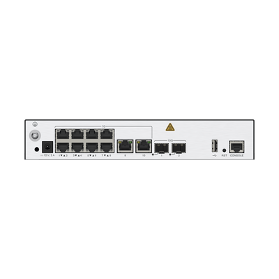 Controladora de Puntos de Acceso / 10 puertos 10/100/1000 Mbps / 2 puertos 10GE SFP+ / Hotspot 2.0 / Roaming Capa 2 y 3 / Rendimiento 10 Gbps / Soporta 128 APs / Hasta 1024 Clientes 