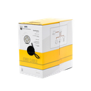 Bobina de cable de 305 m (1000 ft) Cat5e, Aleación de Cobre y Aluminio (CCA), color Negro, Uso Interior.