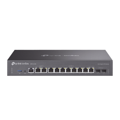 Router Omada VPN / SDN Multi-WAN Gigabit / 2 Puertos WAN/LAN RJ45 2.5 Gigabit / 8 Puertos WAN/LAN RJ45 Gigabit / 2 Puertos WAN/LAN SFP Gigabit / 1,000,000 Sesiones Concurrentes / Administración Centralizada Omada o Stand-Alone