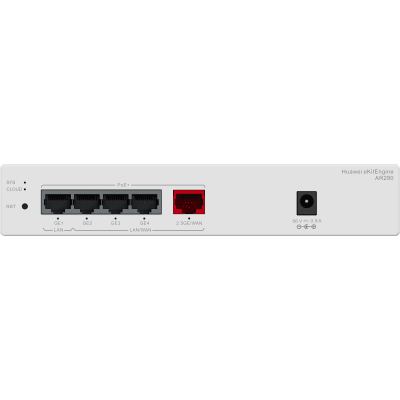 [AR280] Router eKit para 150 clientes / Controladora para 16 APs / 5 Puertos PoE+ (1 WAN 2.5 Gbps + 1 LAN Gigabit + 3 LAN/WAN gigabit) / Presupuesto PoE 41W / Gestión en la nube / Libre de licenciamiento