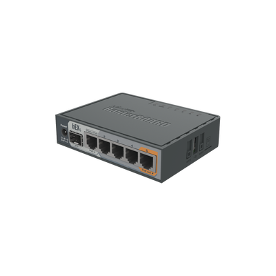 [RB760IGS] (hEX S) Router Dual Core, 5 puertos Gigabit, 1 Puerto SFP, PoE in, PoE Out