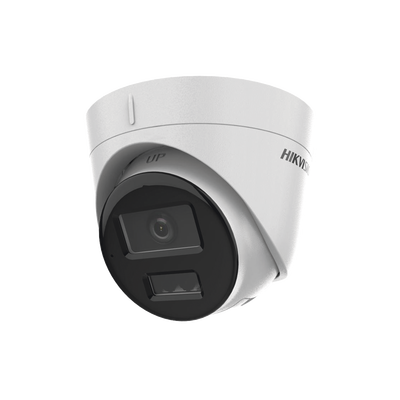 [DS-2CD1323G2-LIU] Dual Light] Turret IP 2 Megapixel / Lente 2.8 mm / 30 mts IR + 30 mts Luz Blanca / Micrófono Integrado / ACUSENSE Lite / Exterior IP67 / H.265 / PoE / ONVIF