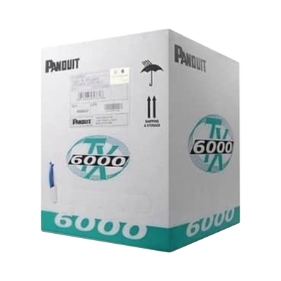 [PUC6004WH-FE] Bobina de Cable UTP 305 m. de Cobre, TX6000™ PanNet, Reelex, Blanco, Categoría 6 Mejorado (23 AWG), PVC (CM), de 4 pares