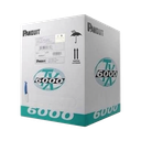 Bobina de Cable UTP 305 m. de Cobre, TX6000™ PanNet, Reelex, Blanco, Categoría 6 Mejorado (23 AWG), PVC (CM), de 4 pares