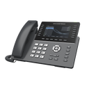 Teléfono IP Wi-Fi, Grado Operador, 14 líneas SIP con 6 cuentas, pantalla LCD  5", puertos Gigabit, Bluetooth, PoE, codec Opus, IPV4/IPV6 con gestión en la nube GDMS