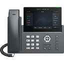 Teléfono IP Wi-Fi, Grado Operador, 12 líneas SIP con 6 cuentas, pantalla táctil  7", puertos Gigabit, Bluetooth, PoE, codec Opus, IPV4/IPV6 con gestión en la nube GDMS