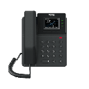 Teléfono IP empresarial para 4 líneas SIP con pantalla LCD de 2.4 pulgadas a color, Opus y conferencia de 6 vías, PoE.