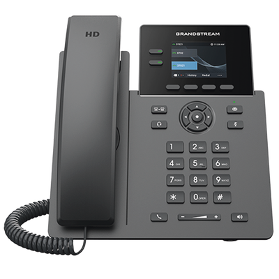 [GRP2610P] TELÉFONO IP POE GRADO OPERADOR DE 2 LÍNEAS / PANTALLA LCD TFT 2.4 PULGADAS COLOR / 8 BOTONES VIRTUALES MULTIUSO / SEGURIDAD CARRIER-GRADE / COMPATIBLE CON GDMS / AUDIO HD / CONFERENCIAS DE AUDIO 5 VÍAS