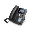Teléfono IP empresarial para 4 Líneas SIP con 2 pantallas LCD, 6 teclas BLF/DSS, puertos Gigabit y conferencia de 3 vías, PoE