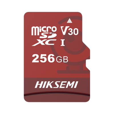 [HS-TF-E1/256G] Memoria microSD / Clase 10 de 256 GB / Especializada Para Videovigilancia (Uso 24/7) / Compatibles con cámaras HIKVISION y Otras Marcas / 95 MB/s Lectura / 55 MB/s Escritura