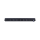 PDU Básico Para Distribución de Energía, Con 8 Tomas NEMA 5-15R Traseras, 1UR, 15 Amp, 120 Vca