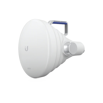 [UISP-HORN] Antena Sectorial 30° tipo Horn para Multipunto, 19.5 dBi. Rango extendido 5.15 - 6.875 GHz. Alto aislamiento al ruido. Compatible solo con AF5XHD, RP5ACGEN2 y LTURocket