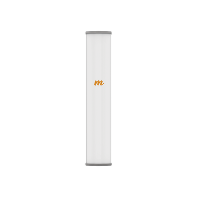 Antena Sectorial MIMO 4X4 de 45 º, 4.9 - 6.4 GHz, IP55, Ganancia de 22 dBi, 4 Conectores N-hembra, Montaje y Jumper tipo N incluido.