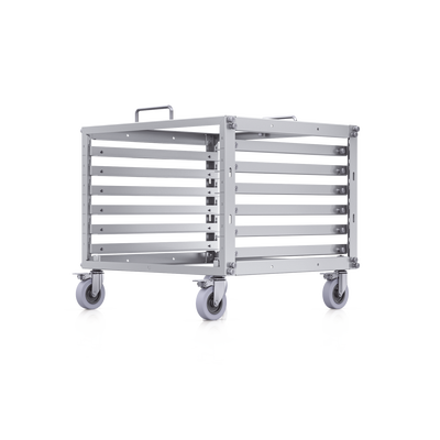 Rack Abierto 6U Compacto y Apilable sin Herramientas para Equipos UniFi, Ensamblaje Toolless, Ruedas con Seguro y Expansión a 12U con Kit de Apilado