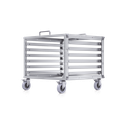 Rack Abierto 6U Compacto y Apilable sin Herramientas para Equipos UniFi, Ensamblaje Toolless, Ruedas con Seguro y Expansión a 12U con Kit de Apilado