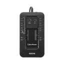 UPS de 450 VA/260 W, Topología Standby con Modo Ahorrador ECO, Entrada 120 Vca NEMA 5-15P, Con 8 Tomas NEMA 5-15R 