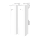 KIT de Enalce Inalámbrico Omada para Exterior / Frecuencia de 5GHz / Emparejamiento Automático / 3 puertos Gigabit / PoE Pasivo 24 Vcc o 802.3 PoEaf / Antena Direccional de 7 dBi MIMO 2x2 / Adminsitración Remota Mediante Omada