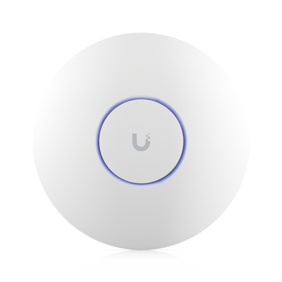 Punto de Acceso UniFi WiFi 6E Enterprise, alta densidad, hasta 600 usuarios, Mu-MIMO 4x4, bandas 2.4/5/6 Ghz, (1) puerto RJ45 2.5G (POE+ no incluido)