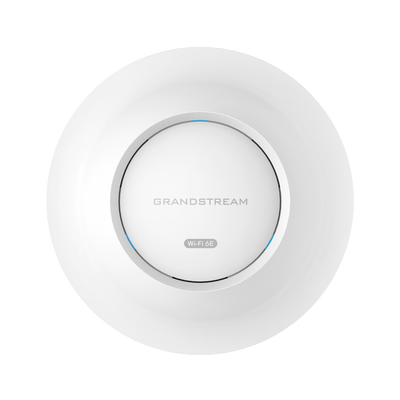 Punto de acceso Wi-Fi 6E tribanda GWN 802.11ax, con administración desde la nube gratuita o stand-alone.